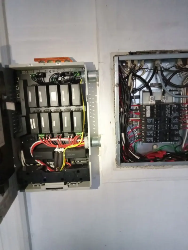 Electrical panel upgrade completed for Ring Doorbell Installation in Robinson